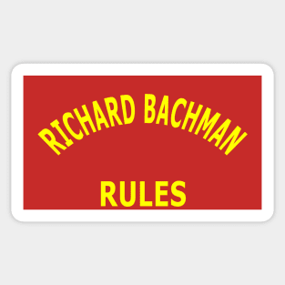 Richard Bachman Rules Sticker